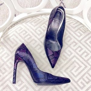Stunning Stuart Weitzman Snakeskin Pumps (7 1/2M)!